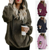 Women's Fluffy Hoodie