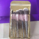 10-Piece Makeup Brush Set for Beauty and Blending