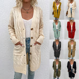 Women's Winter Button Down Cardigan Sweater