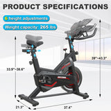 Stationary Exercise Bike Cardio Workout