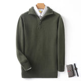 Men's Winter Thickened Half Zip Pullover Sweater