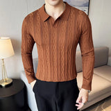 Men's V-Neck High Quality Warm Knit Sweater