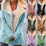 Women's Casual Plush Lapel Winter Coat