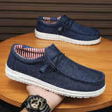 Soft Breathable Comfortable Canvas Loafers Men