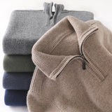 Men's Winter Thickened Half Zip Pullover Sweater