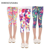 Girls Floral Print Leggings (Ages 3-10)