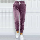 Everyday Velvet Jogger Pants Women