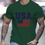 Men's USA Summer Breathable T-Shirts