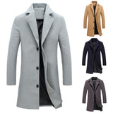 Men's Long Wool Coat