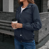 Women's Sports Hooded Raincoat