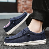 Soft Breathable Comfortable Canvas Loafers Men