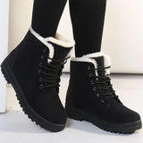 Women's Warm Winter Fur Lined Snow Boots