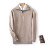 Men's Winter Thickened Half Zip Pullover Sweater