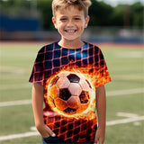 Boys and Girls Graphic Soccer T-Shirts