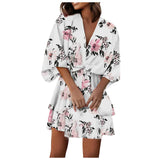 Elegant Loose Bat Sleeve Summer Dress