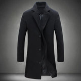 Men's Long Wool Coat