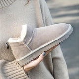 Women's Cow Suede Snow Boots