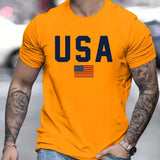 Men's USA Summer Breathable T-Shirts