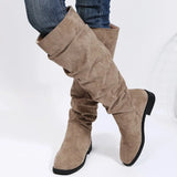 Women's Low Heel Round Toe Winter Boot