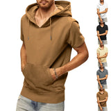 2024 New Sleeveless Men's Hooded Vest