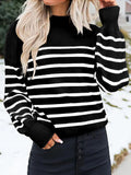 Women's Round Neck Versatile Casual Sweater