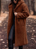 Women's Long Plush Winter Coat