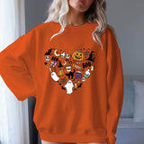 Halloween O-Neck Oversized Sweatshirt