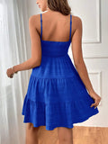 2024 Summer Ruffled A-Line Short Dress