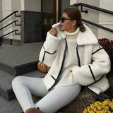 Winter Warm Lamb Wool Casual Jacket Women