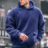 Men's Lamb Wool Oversized Winter Hoodie