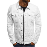 Men's Casual Slim Fit Denim Jacket