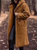 Women's Long Plush Winter Coat