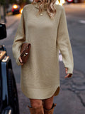 Chic Knitted Turtleneck Dress