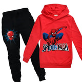 Spiderman Sweat Pants and Hoodie