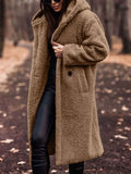 Women's Long Plush Winter Coat